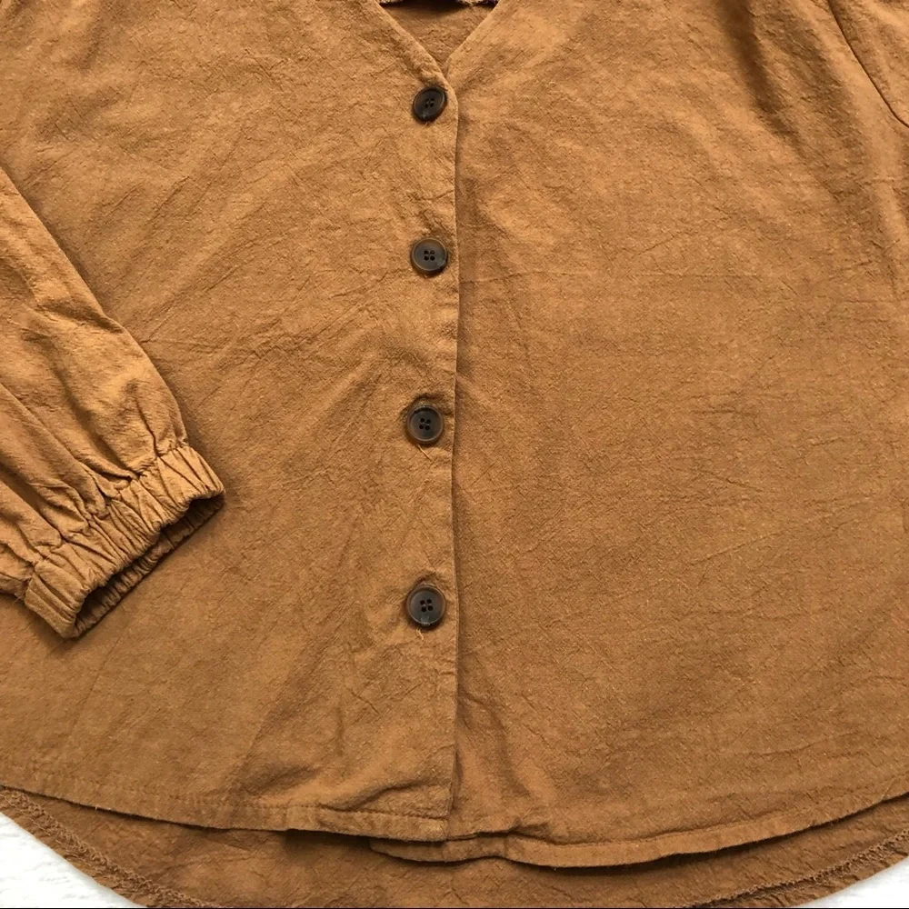 play bonbon, Long Sleeve Button Down Shirt, Size L - Picture 12 of 15